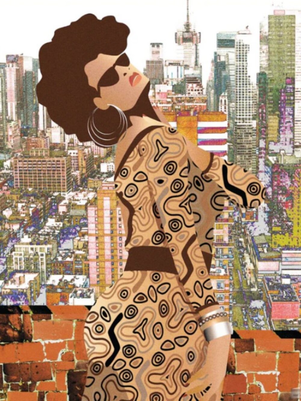 Jiggy Puzzle Heatwave by Edwina Owens Elliott NWT New